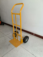 Chariot à main pliant en métal robuste à deux roues, conteneur roulant, chariot de transport OEM - Vente chaude