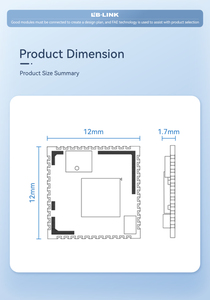 USB2.0 arayüzü ile çift bantlı 287Mbps WiFi6 + BT5.4 Combo modülü yüksek hızlı IPC uygulamaları için 2KM aralığı LB-LINK BL-M6621XU1 - Product Image 4