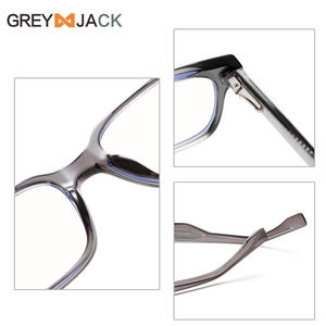 Gafas ópticas Greyjack TR90 con montura rectangular, montura completa, antiluz azul, unisex K029OP - Product Image 4