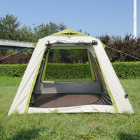 Vente en gros d'usine 4 ㎡   Tente gonflable de porche pour 1 à 3 personnes, résistante au vent, imperméable, protection UV, tente gonflable en Oxford pour le camping