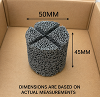 Filtre en mousse céramique Pingxiang Dai-Er, plaque en carbure de silicium SiC 1450 ° Résistant à la chaleur pour la filtration de métaux fondus