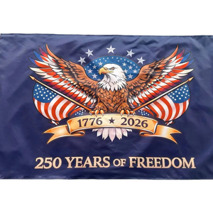 Diseño <span class=keywords><strong>de</strong></span> Tela <span class=keywords><strong>de</strong></span> Tres Capas <span class=keywords><strong>de</strong></span> Alta Calidad Personalizado <span class=keywords><strong>de</strong></span> la <span class=keywords><strong>Bandera</strong></span> Patriótica del 250 Aniversario <span class=keywords><strong>de</strong></span> <span class=keywords><strong>los</strong></span> Estados Unidos, 3*5 Pies, 150*90 cm - Product Image 1