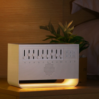Humidificateur d'air domestique portable USB en plastique, marque YS, avec fonction de bruit blanc, musique apaisante pour le sommeil et diffuseur d'aromathérapie à flamme