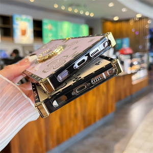 Per Samsung S24 S23 S22 Ultra A14 A54 A15 A32 A53 A13 custodia per telefono con diamante portafortuna - Product Image 6