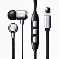 Écouteurs filaires HiFi Miccell en gros, 3,5 mm/Type-C, intra-auriculaires avec microphone, pour les amateurs de musique et les iPhones