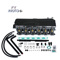 Collecteur d'admission personnalisé en aluminium CNC noir pour M340i B58 G20/G29 A90 3.0T 2020+ (Refroidisseur d'air comprimé EVO MAX CORE Gen 2 B58)