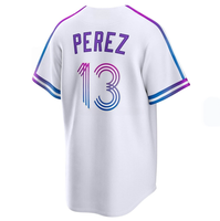 Jahitan Berkualitas Terbaik Dapat Disesuaikan # 13 PEREZ # 16 JACKSON # 7 WITT.JR # 9 PASQUANTINO  Jersey Baseball