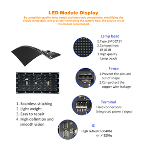 شاشة LED محمولة نحيفة للاستخدام الخارجي، منصة دي جي، شاشة عرض LED للبارات، جدار فيديو LED، طاولة استقبال، كونسول دي جي - Product Image 6