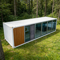 Maison conteneur LDYZ, kit de couchage en rondins de bois de luxe préfabriqué moderne et détachable, bureau modulaire, maison conteneur certifiée CE