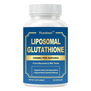 Suplemento Antioxidante Personalizado em Cápsulas Lipossômicas de L-Glutationa com Resveratrol e Cardo Mariano para Saúde Celular e Desintoxicação do Fígado - Product Image 1
