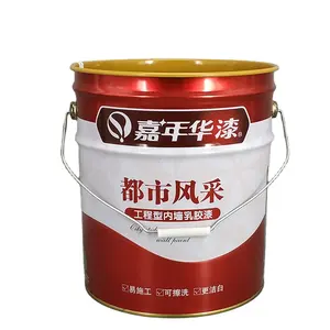 metal buckets with lock ring lid and metal handle used for packaging paint /inks/grease or hazardous chemical