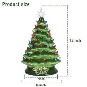 <span class=keywords><strong>Mini</strong></span> <span class=keywords><strong>sapin</strong></span> <span class=keywords><strong>de</strong></span> <span class=keywords><strong>Noël</strong></span> en céramique avec lumières LED, directement <span class=keywords><strong>de</strong></span> l'usine, pour table, bureau, décoration <span class=keywords><strong>de</strong></span> <span class=keywords><strong>Noël</strong></span> - Product Image 5