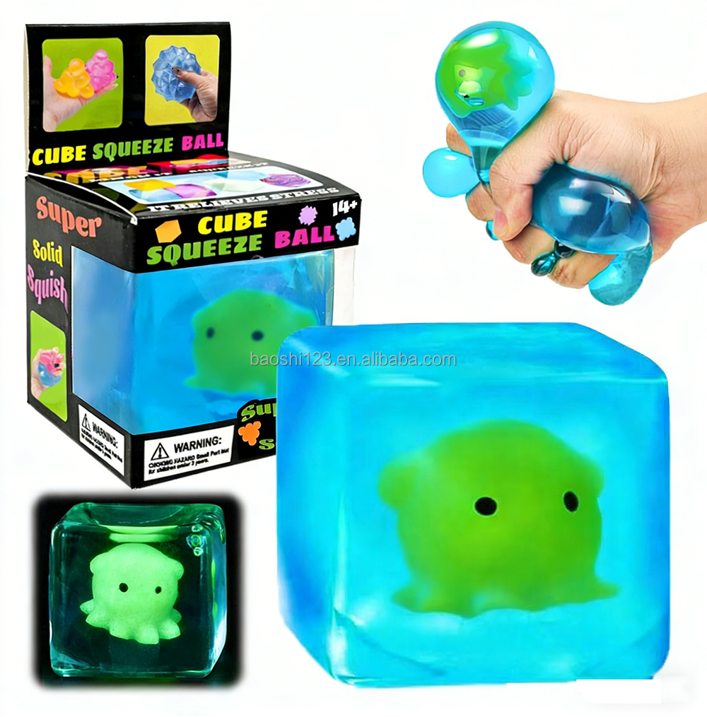5.5cm Luminous toy(box)-narwhal