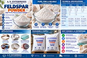 Arcilla de Caolín en Polvo de Alta Pureza, Silicato Hidroso de Aluminio para Azulejos Cerámicos, Esmaltes de Vidrio y Procesamiento Industrial de Minerales - Product Image 3
