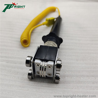 Sonde de température/thermocouple de type K de haute qualité, longueur 100 mm, adaptée aux applications alimentaires
