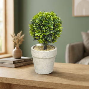 Maceta de Mesa con Topiario de Boj Artificial de 18 cm - Product Image 3