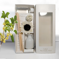Bonne qualité cérémonie à la main soulagement durable diffuseur de fleurs séchées bouteille en céramique ensemble de diffuseur de roseau pour voiture à la maison