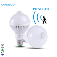 Ampoules LED 3W 5W 7W 9W E27 220V avec capteur sonore, éclairage Luces, ampoules LED avec capteur de mouvement PIR intelligent, ampoule intelligente, ampoule à capteur