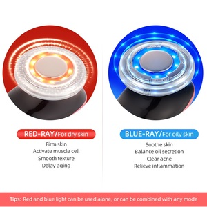 Máy Mát Xa Mặt Với Nhiệt Và Lạnh Dụng Cụ Chăm Sóc Da Để Giảm Nếp Nhăn Cải Thiện Độ Đàn Hồi Của Da Thúc Đẩy Sự Hấp Thụ Khuôn Mặt - Product Image 4