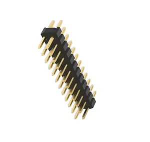 Aimor High quality 2.5mm Straight DIP male 2x2 pin header Dual Row connector for sale