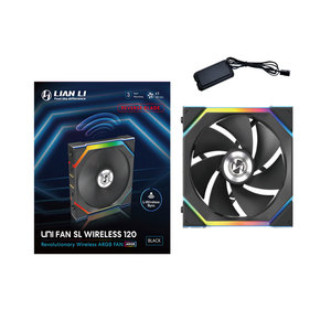 Ventilateur PC <span class=keywords><strong>Lian</strong></span> <span class=keywords><strong>Li</strong></span> UNI FAN SL LCD <span class=keywords><strong>120</strong></span> avec effets d'éclairage double zone, écran LCD 1,6 pouces, roulement FDB, pales normales et inversées pour boîtier d'ordinateur - Product Image 5
