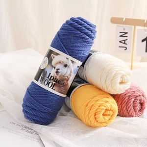 Fil à tricoter peigné pour tricot à la main et <span class=keywords><strong>crochet</strong></span>, pour écharpe, bonnet, <span class=keywords><strong>couverture</strong></span>, manteau, et pelote épaisse pour bébé, motif blanchi - Product Image 1