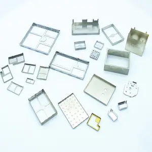 High quality OEM electronic metal stamping shielding cover RF shielding cover laser cutting forming RFshielding cover
