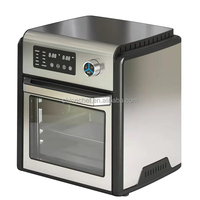 Freidora de Aire Digital Multifunción de Acero Inoxidable de 1700W y 12 Litros con Pantalla LCD, Horno Doméstico Holandés sin Aceite