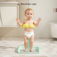 Plateforme de bain debout pour bébé, tabouret de bain pour enfant, support de douche avec fond en PP