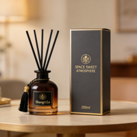 Ensemble diffuseur de parfum de luxe sans flamme pour la maison, diffuseur d'arômes avec bâtonnets naturels pour chambre, salle de bain, collection cadeau, OEM