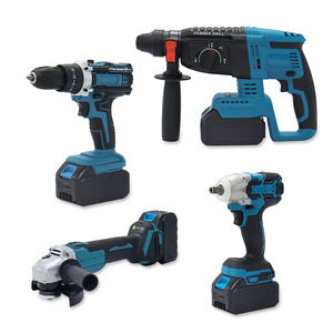 RYNEX <span class=keywords><strong>Power</strong></span> Tool Kits Martelo Elétrico Broca De Impacto Brushless Angle Grinder Chave Sem Fio Portátil Saw Combinação Tool Set - Product Image 2