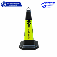 Cônes de signalisation en forme de flocon de neige, barriques de stationnement, cônes de signalisation routière réfléchissants en PVC carrés/ronds