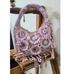 Haute qualité concepteur ovale pochette sac à main paillettes glands luxe fermeture à glissière fête de mariage anniversaire cadeau sacs Collection - Product Image 3