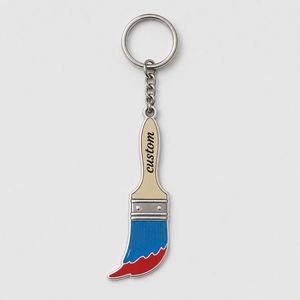 Llaveros de Pinceles de Pintor Personalizados de Alta Calidad del Fabricante, Cadenas de Herramientas, Llavero de Recuerdo para Exposiciones de Arte y Pintura Artística - Product Image 2