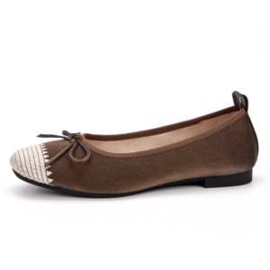 Vendita all'ingrosso su ordinazione di alta qualità camoscio ballerine <span class=keywords><strong>scarpe</strong></span> <span class=keywords><strong>eleganti</strong></span> stile Soft Walking classico Slip on mocassini <span class=keywords><strong>per</strong></span> le signore - Product Image 2