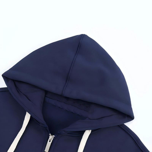 Felpa da <span class=keywords><strong>Uomo</strong></span> di Alta Qualità di Marca Designer, Felpa <span class=keywords><strong>con</strong></span> Cappuccio Casual in Cotone Pesante <span class=keywords><strong>con</strong></span> <span class=keywords><strong>Zip</strong></span> e Ricamo Personalizzato - Product Image 5