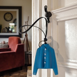 Boshiho Customized Genuine Leather Keychain Elegant Key Holder Gift with Multi-Function Key Chain Handmade Fashion <b>Bag</b> <b>Charm</b> - Product Image 2