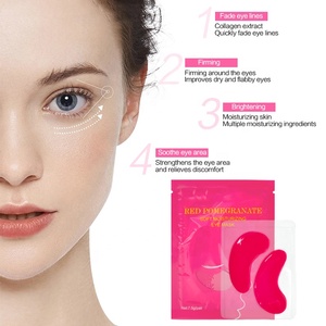 Parches Veganos Coreanos para <span class=keywords><strong>Ojos</strong></span> con Logotipo Personalizado, Etiqueta Privada, Colágeno, Té Verde, Hierbas, Granada Roja, Hidratantes, para Ojeras - Product Image 4