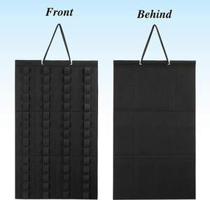 Wholesale Foldable Toy <b>Car</b> <b>Storage</b> Organizer Stainless Steel Felt Display Case Double for <b>Bag</b> <b>Storage</b> Hanging Wall Door Access - Product Image 3