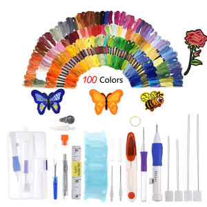 Aiguilles à couture <span class=keywords><strong>magique</strong></span>, ensemble d'outils pour le bricolage, couture, couture, <span class=keywords><strong>point</strong></span> <span class=keywords><strong>de</strong></span> <span class=keywords><strong>croix</strong></span>, 50 couleurs, 10 pièces - Product Image 4