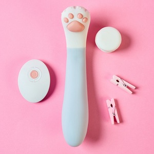 AV Wand Wearable <b>Vibrator</b> with Love Cat Paw Design for Female Massage USB Rechargeable & IPX7 Waterproof Orgasm Flirting Sex Toy - Product Image 3