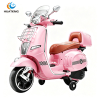 Moto électrique pour enfants 12V HT 1383-2A avec phare LED, roues d'apprentissage, télécommande et démarrage progressif – Vente en gros