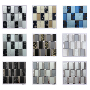 高品質クラシックモザイクタイル、カスタムモザイクアートピシヤル・ナ・バトガラスタイル（壁用） - Product Image 1