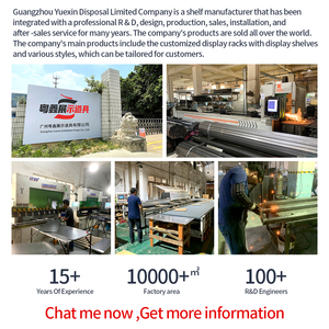 Ayarlanabilir yükseklik özelleştirilebilir ekran kutusu ile popüler seçim katlanabilir döner demir sayacı sergileme rafı - Product Image 2