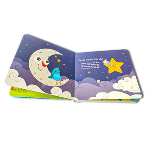 Libro de Sonidos Personalizado con Canciones <span class=keywords><strong>para</strong></span> <span class=keywords><strong>Dormir</strong></span>, Libro Interactivo de Cartón con Canciones de Cuna Suaves, OEM - Product Image 3