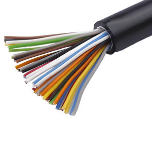 <span class=keywords><strong>Cable</strong></span> de comunicación 300V 24AWG CAT6 Conductor de cobre puro Aislamiento de PVC para CCTV Red de datos telefónicos Certificado CE RoHS UL - Product Image 1