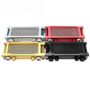 Factory Direct Supply Motorcycle Thickened Oil Cooler Radiator Suitable for Cub <b>Engines</b> 50-160cc Aluminum Radiator - Product Image 6