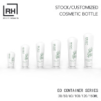 Emballage cosmétique recyclable personnalisé, tube PCR PE pour nettoyant visage, flacon souple PE pour crème solaire, crème pour les mains, lotion pour le corps