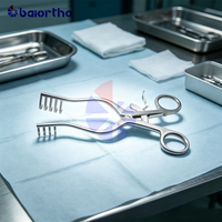Professional Veterinary Weitlaner Self Retaining Retractor Stainless Steel Surgical Instrument for Pet Orthopedics