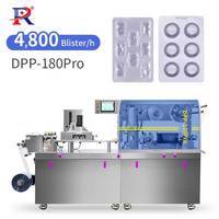 DPP-150 automatique grande tablette plate aluminium PVC plastique unité dose blister feuille emballage scellage machine
